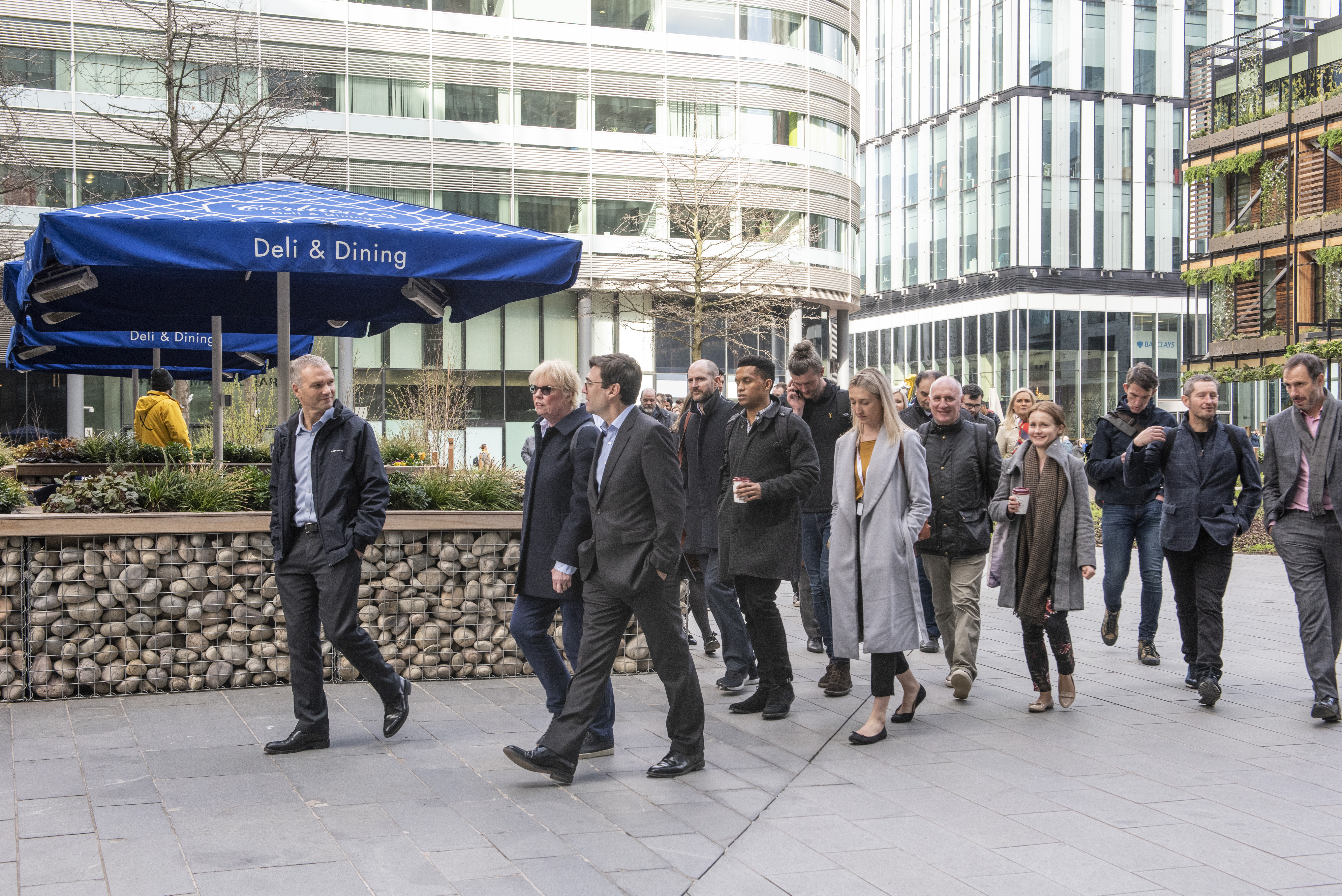 workplace doing the daily mile