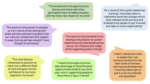 Systems leadership participant feedback